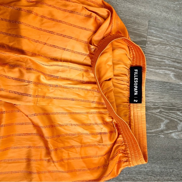 FillesApapa Orange Silk Set - Picture 4 of 6